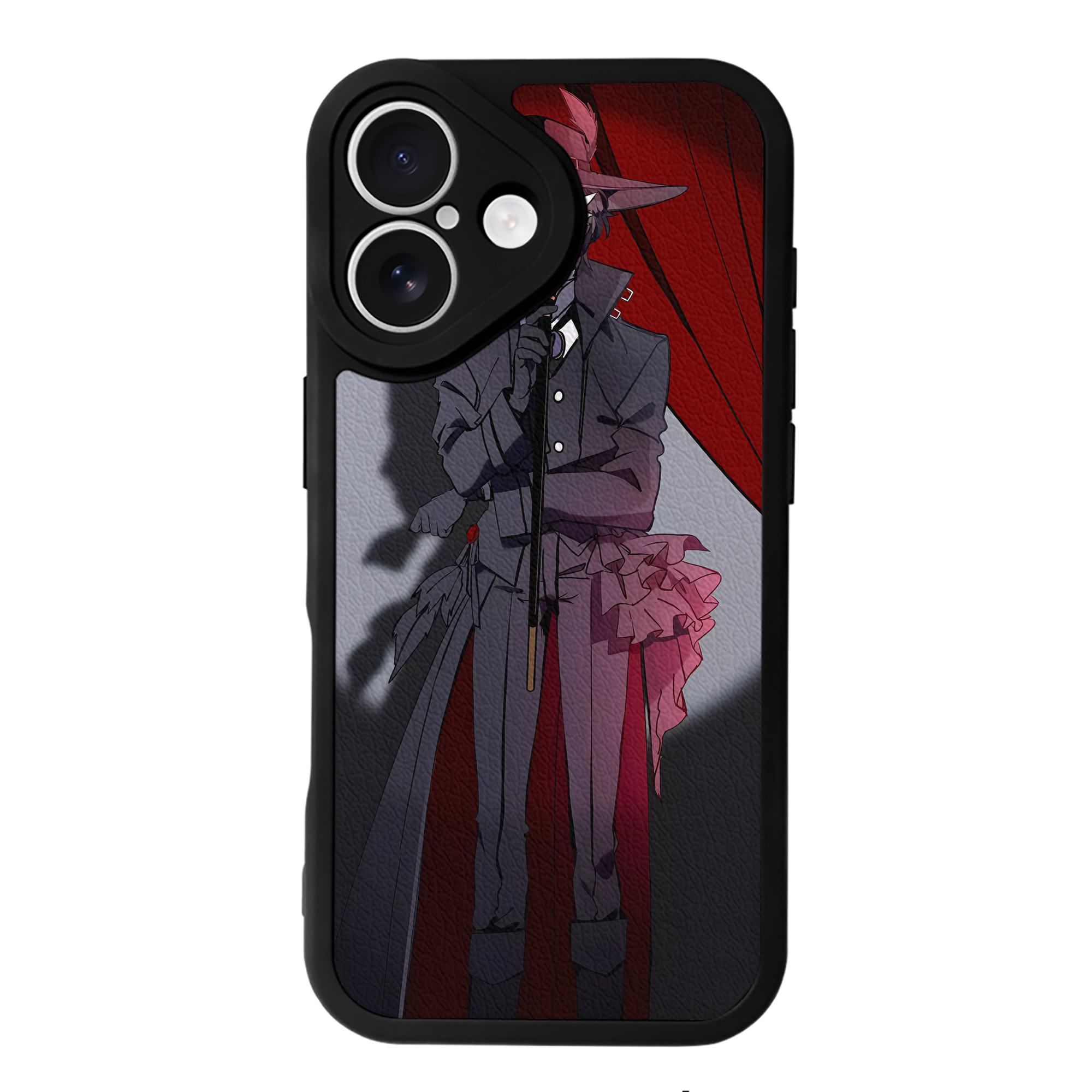 （画像用） 文豪ストレイドッグス Bungo Stray Dogs 【iPhone 16シリーズ対応】シリコンスマホケース（レザー調） 材質：シリコン